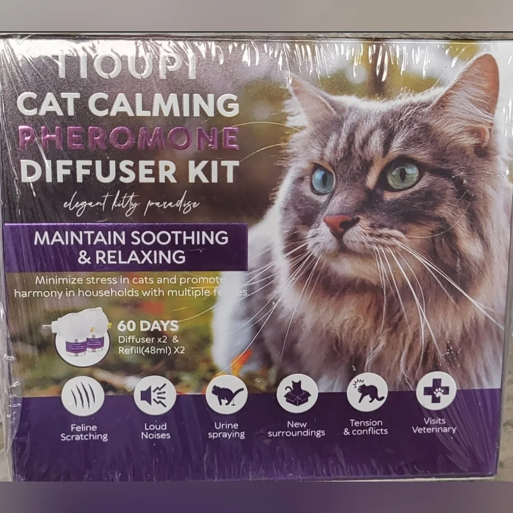 New Cat Calming Premiun Diffuser Relaxing Stress & Anxiety Relief for Cat